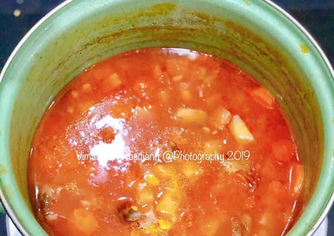 Resep Sop merah, Sempurna