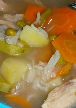 صورة لوصفة شوربة الخضار الشهية