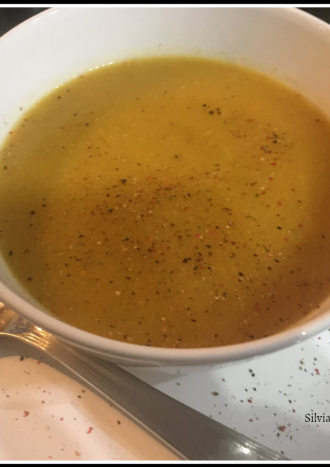 Una foto de Crema ligera de vegetales