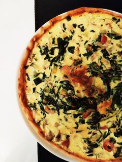 Una foto de Quiche de verduras