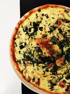 Una foto de Quiche de verduras