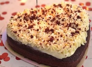 Una foto de Torta Red Velvet para San Valentín