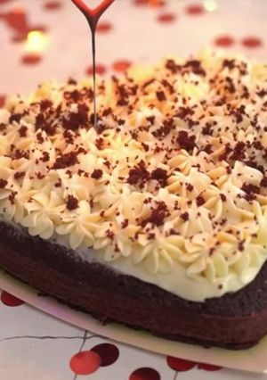 Una foto de Torta Red Velvet para San Valentín