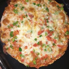 Delicious pizza recipe A picture of Delicious pizza recipe.