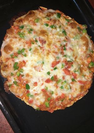 A picture of Delicious pizza recipe.