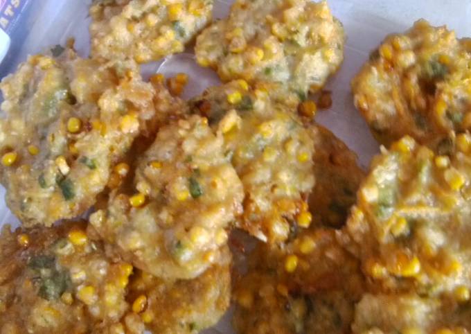 Cara Membuat Bakwan jagung renyah diluar lembut di dalam Murah