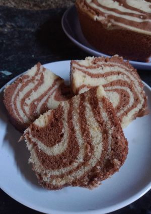 Foto resep Bolu Kukus Zebra Lembut