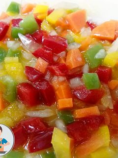 Una foto de Salsa vinagreta crujiente