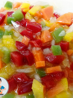 Una foto de Salsa vinagreta crujiente
