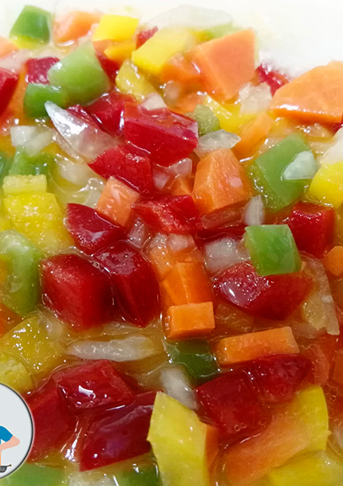 Una foto de Salsa vinagreta crujiente