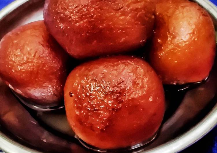 Recipe of Ultimate Kala gulab jamun indian dessert