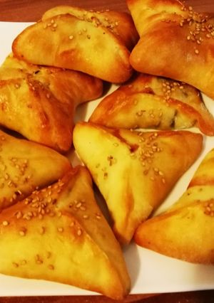 صورة لوصفة فطاير بالسبانخ