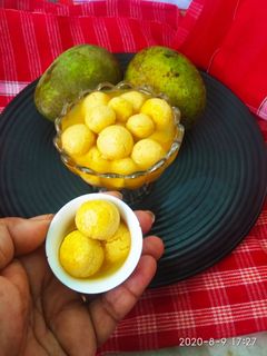 আমের মিনি রসগোল্লা (Mango mini rasgolla recipe in Bengali) রেসিপির প্রধান ছবি