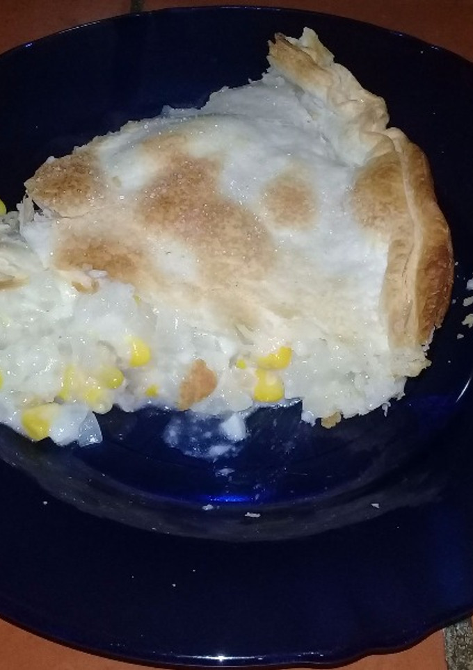 Una foto de Tarta de cebolla y choclo