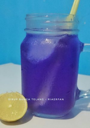 Foto resep Sirup Bunga Telang