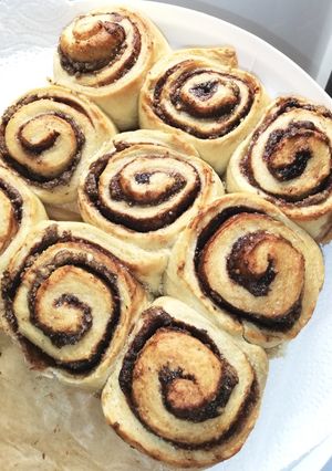 Csokis-diós csiga recept fotója