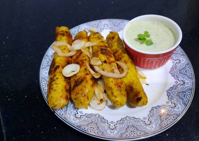 Step-by-Step Guide to Make Favorite Chicken reshmi kabab