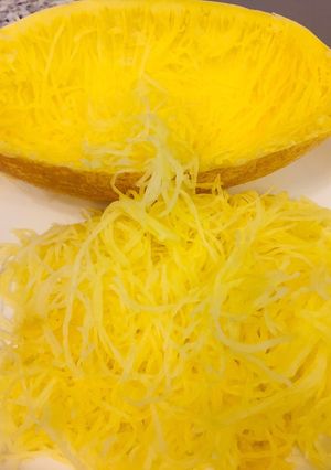 รูปของ วิธีทำ Spaghetti squash สปาเก็ตตี้สควอช