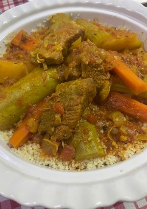 A picture of Algerian-Style Couscous (My Way).