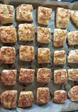 Túrós sajtos pogácsa recept fotója