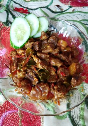 Foto resep Tumis daging daun jeruk