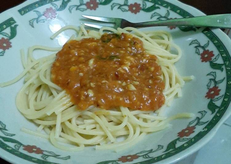 Spaghetti bolognese simple anti ribet