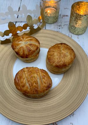 Une photo de Mini galettes à la crème d’amandes et pépites de chocolat