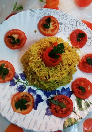 A picture of Chana Daal Khichdi.