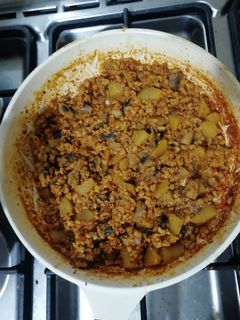عکسی از دستور خوراک قارچ با سویا