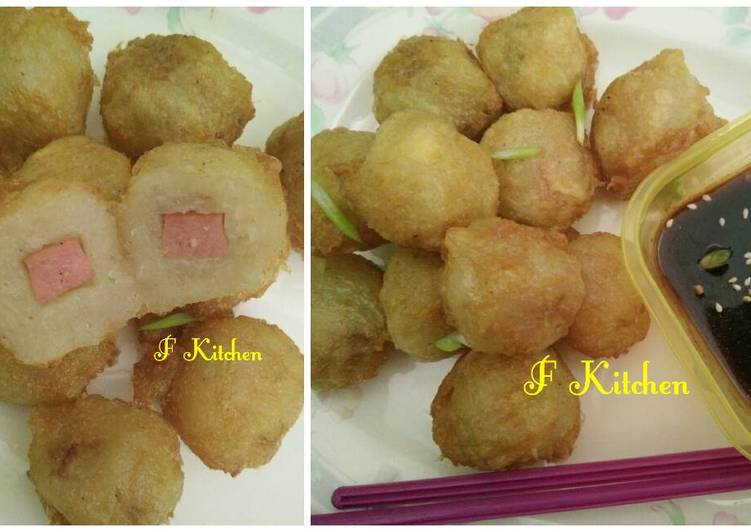 Recipe of Autumn Cigor isi (cilok goreng) saos asam manis
