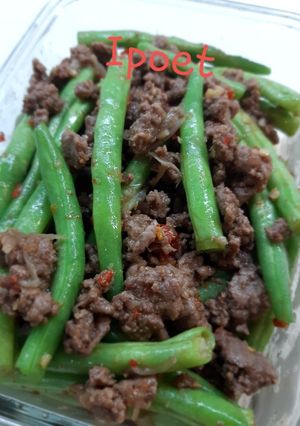 Foto resep Buncis Tumis Daging Sapi Giling