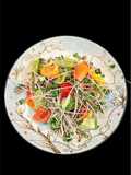 Salad ớt chuông rau mầm