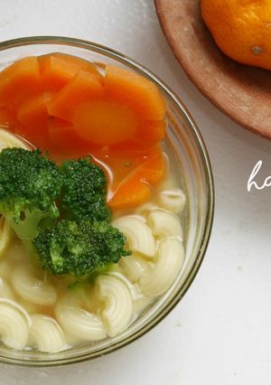 Foto resep Resep MPASI - Sup Makaroni Rolade