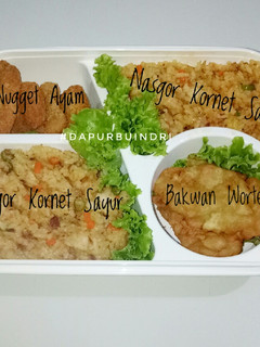 Foto resep Nasi goreng kornet sayur