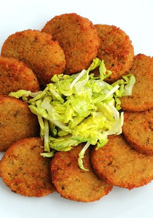 Una foto de Falafel de garbanzos