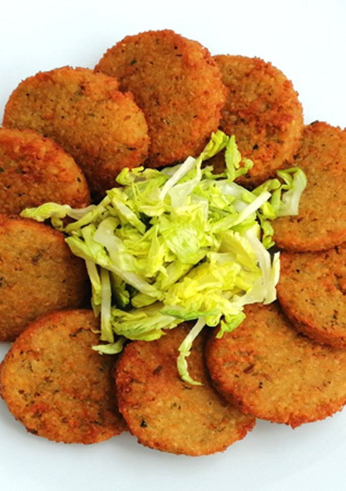 Una foto de Falafel de garbanzos
