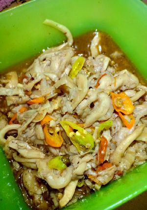Foto resep Jamur tiram pedas saus Saori saus tiram