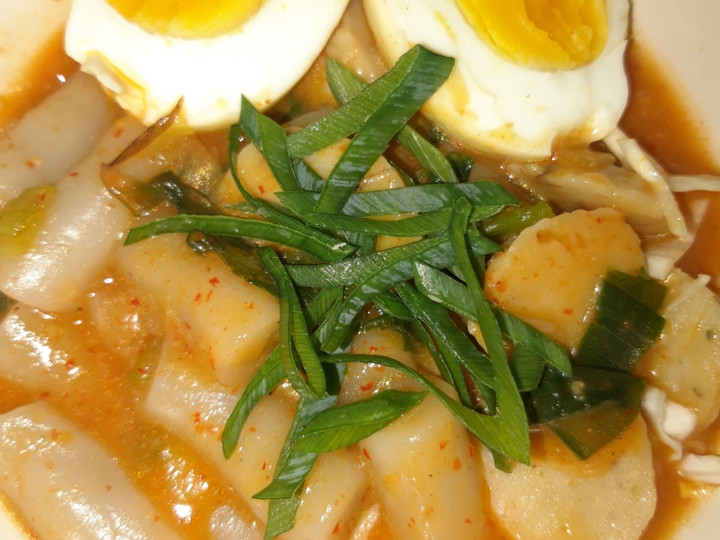 Resep Ttoekbokki homemade^^ Anti Gagal