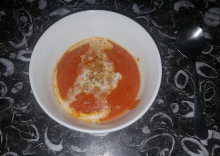 Easy Cheap Dinner Carrot tomato soup