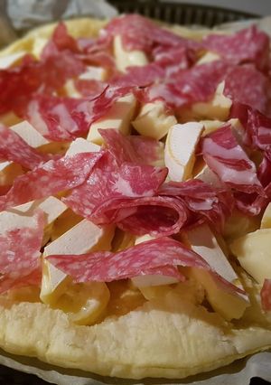 Une photo de Tarte pomme de terre et reblochon
