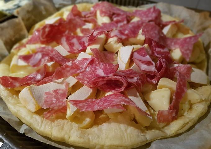 Steps to Make Homemade Tarte pomme de terre et reblochon