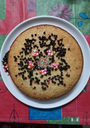 A picture of Suji/ Semolina cake.
