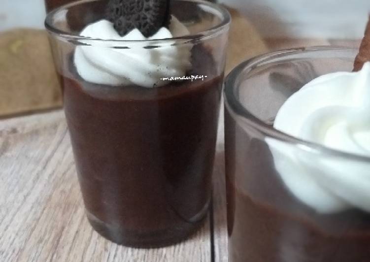 Chocolate mousse (eggless)