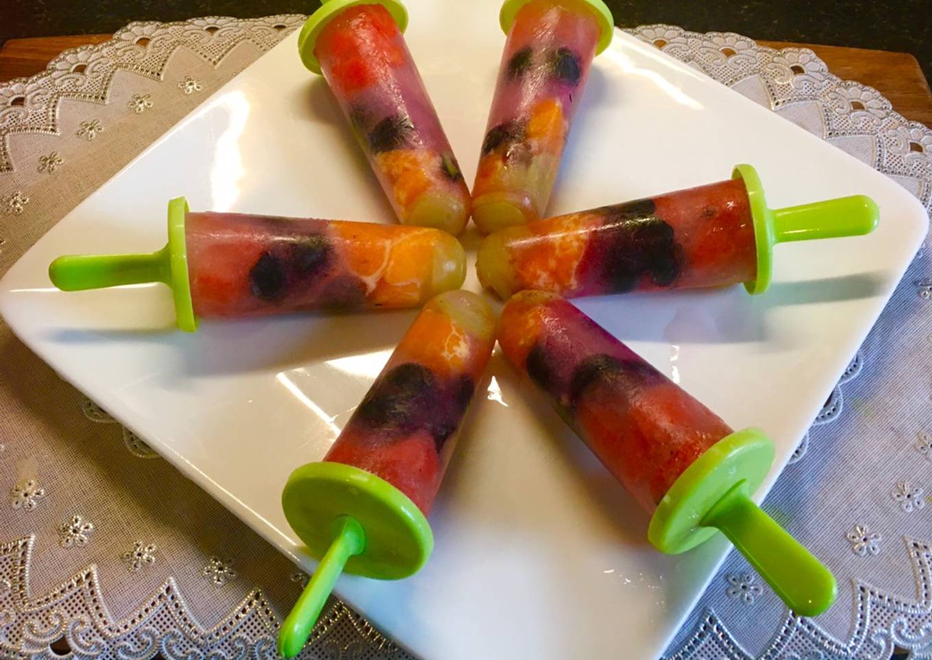 Fruit Salad Ice Pops