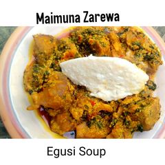 A picture of Egushi soup.