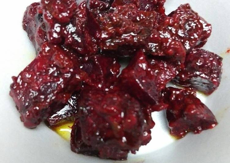 Steps to Make Speedy Butter Roasted Beets