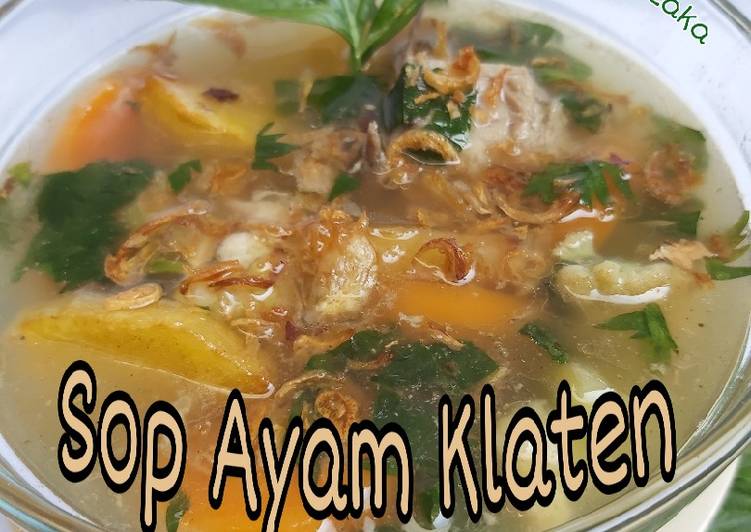 Resep 067》Sup Ayam Klaten, Enak Banget