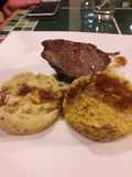 Puré de batatas con mostaza y miel