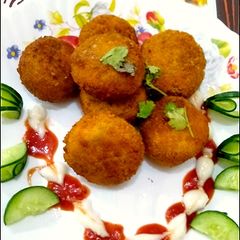 A picture of Fish Cheese balls.
