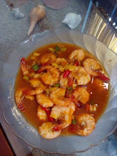 Foto resep Udang Saos Padang